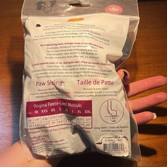 MUTTLUKS extra small doggy boots slightly used extra small - Picture 7 of 7